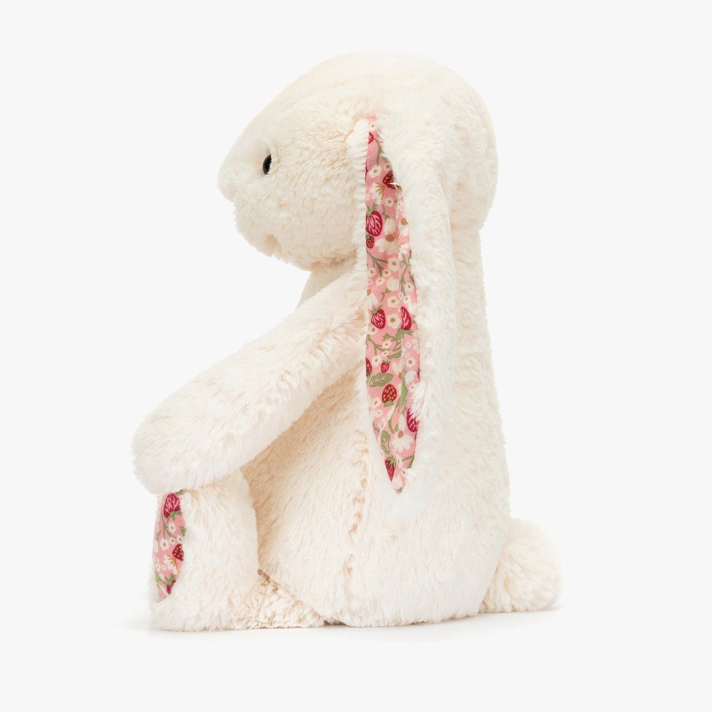 Jellycat Blossom Cream Bunny Berry – Original | Soft Floral-Eared Bunny Plush