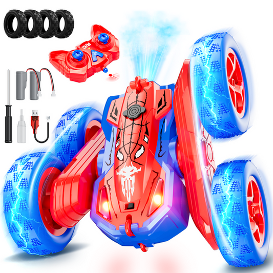 Huge Wave RC Stunt Car | 360° Flip 4WD Rechargeable Remote Control Car for Kids (Ages 5–12)