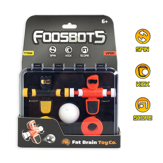 Foosbots 2 Pack | Battling Action Robots for Kids – Motion & Kick-Control Play